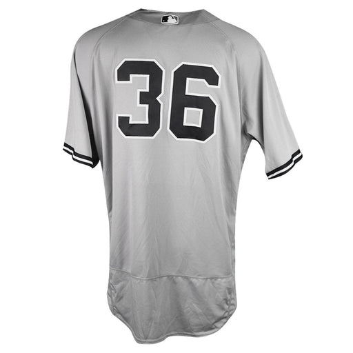 Lance Lynn New York Yankees 2018 Road Game Used #36 Jersey (9/30/2018) (JB745518)