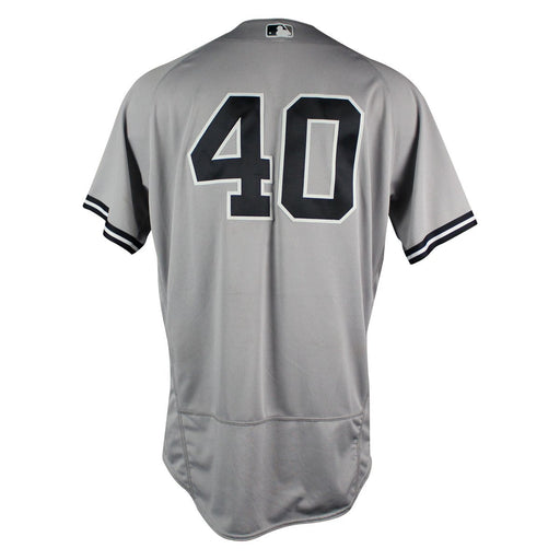 Luis Severino New York Yankees 2018 Road Game Used #40 Jersey (5/19/2018) (JC340543) (6.0 IP, 6 SO, 3 ER/R, 8 H)