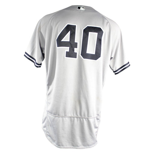 Luis Severino New York Yankees 2018 Road Game Used #40 Jersey (7/12/2018) (JC337051) (5.0 IP 9 H 4 ER 1 BB 1 SO)