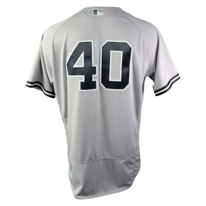 Luis Severino New York Yankees 2018 Road Game Used #40 Jersey (7/23/2018) (JD312866) (5.0 IP 11 H 6 ER 8 SO)