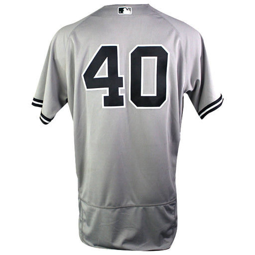 Luis Severino New York Yankees 2018 Road Game Used #40 Jersey (8/8/2018) (JD293388) (Win #15- 7.0 IP 7H 3R 8SO)