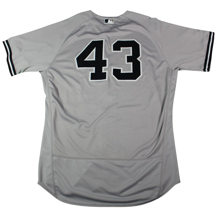 Adam Warren New York Yankees 2018 Road Opening Day Game Used #43 Jersey (3/29/2018) (JB904517)