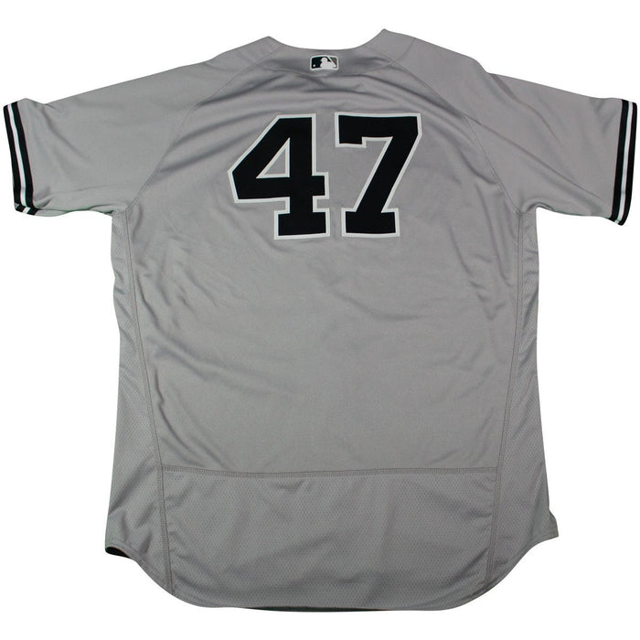 Jordan Montgomery New York Yankees 2018 Road Opening Day Game Used #47 Jersey (3/29/2018) (JB904504)