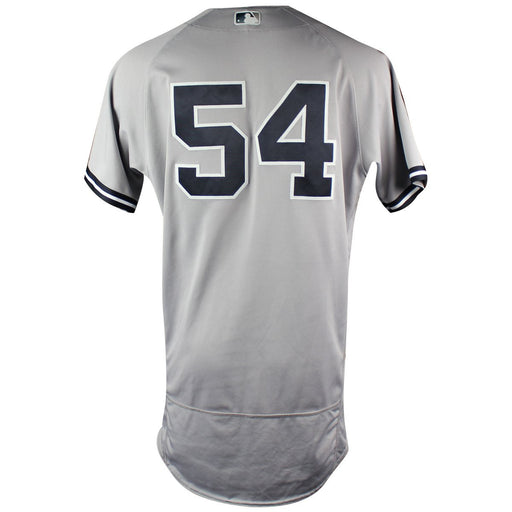 Aroldis Chapman New York Yankees 2018 Road Game Used #54 Jersey (6/10/2018) (JB832811) (DNP)