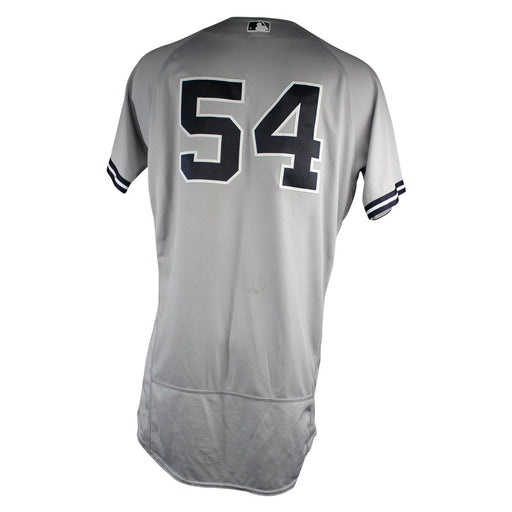 Aroldis Chapman New York Yankees 2018 Road Game Used #54 Jersey (7/15/2018) (JD461965) (DNP)