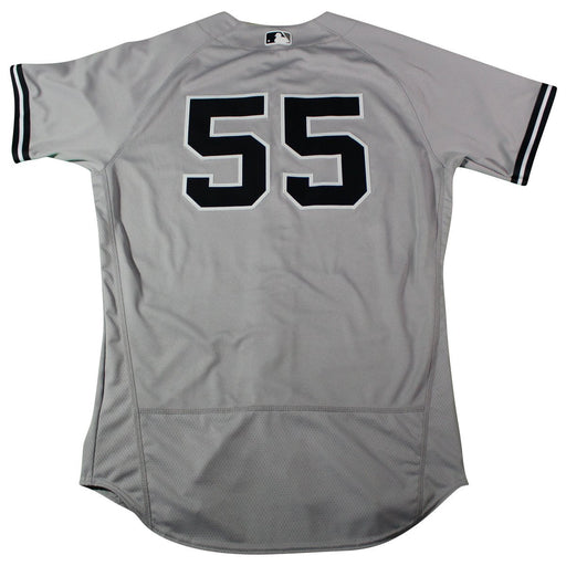 Sonny Gray New York Yankees 2018 Road Opening Day Game Used #55 Jersey (3/29/2018) (JB904536)