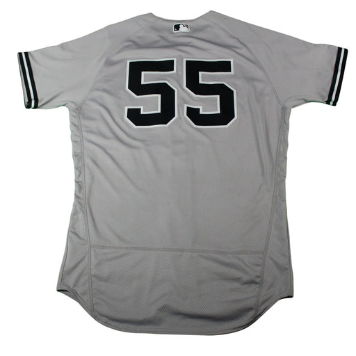 Sonny Gray New York Yankees 2018 Road Game Used #55 Jersey (4/30/2018) (JD439697)