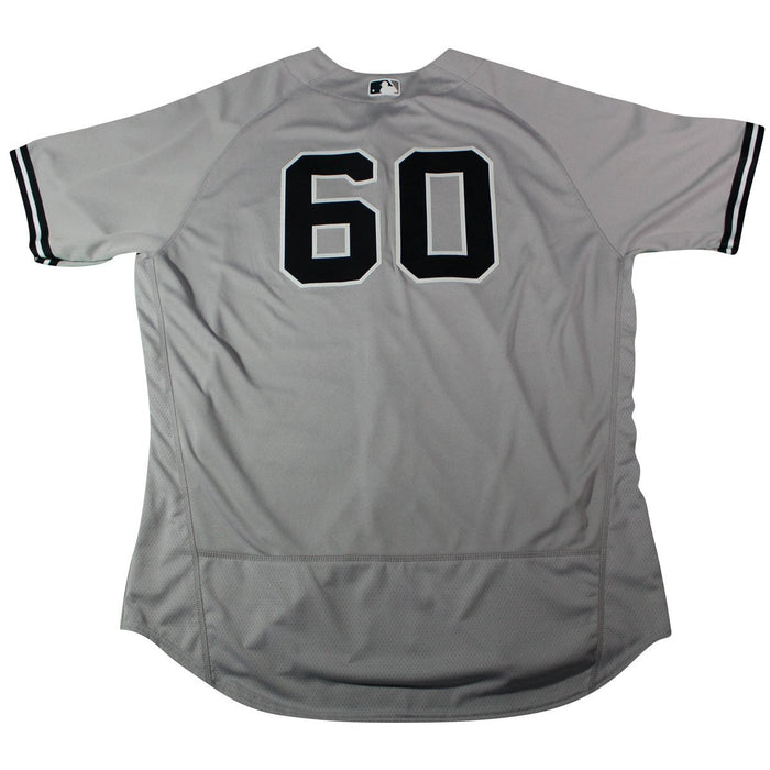 Mike Harkey New York Yankees 2018 Road Opening Day Game Used #60 Jersey (3/29/2018) (JB904535)