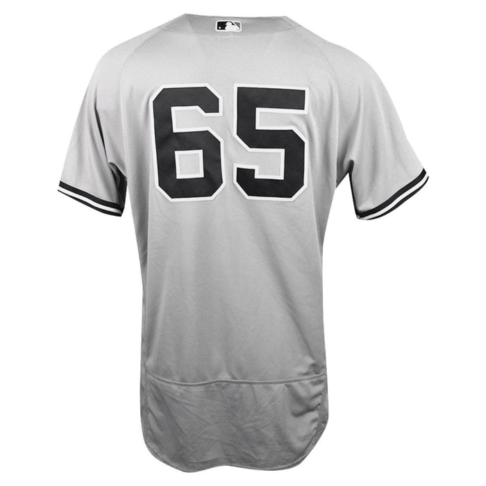 Domingo German New York Yankees 2018 Road Game Used #65 Jersey (9/30/2018) (JB745523) (DNP)