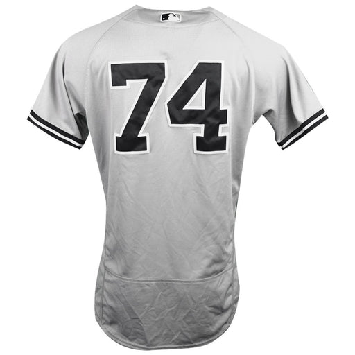 Ronald Torreyes New York Yankees 2018 Road Game Used #74 Jersey (9/30/2018) (JB745504)