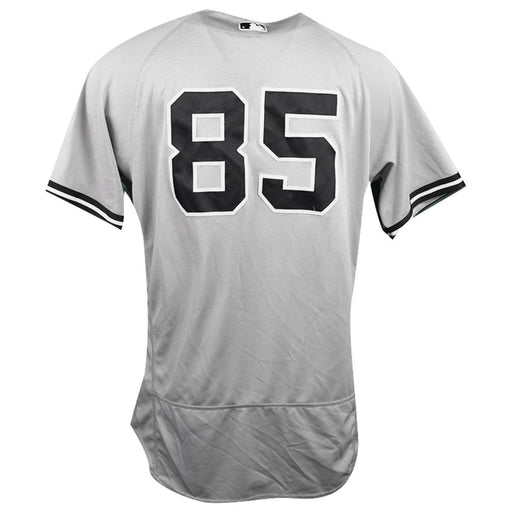 Luis Cessa New York Yankees 2018 Road Game Used #85 Jersey (9/30/2018) (JD161269) (L, 0.4 IP, 5 Hits, 4 Runs)