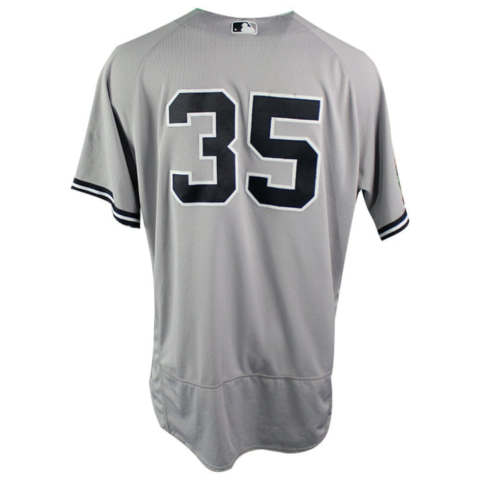 Phil Nevin New York Yankees 2018 ALDS Game Used #35 Road Gray Jersey