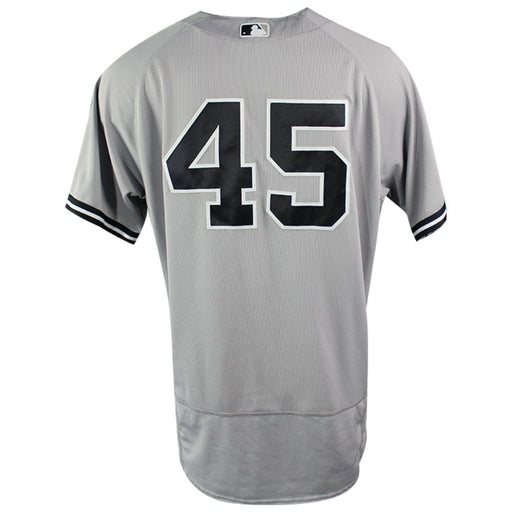 Luke Voit New York Yankees 2018 ALDS Game Used #45 Road Gray Jersey