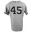 Luke Voit New York Yankees 2018 ALDS Game Used #45 Road Gray Jersey