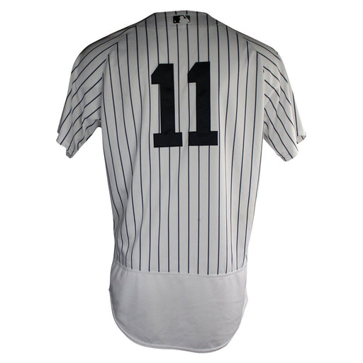 Brett Gardner New York Yankees 2018 Home Game Used #11 Pinstripe Jersey (7/1/2018) (JD590165) (1-4)