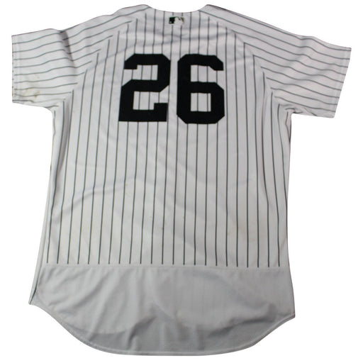 Tyler Austin New York Yankees 2018 Home Opening Day Game Used #26 Pinstripe Jersey (4/3/2018) (JB833290)