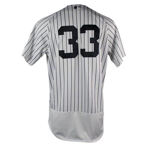 Greg Bird New York Yankees 2018 Home Game Used #33 Pinstripe Jersey (5/30/2018) (JD255330) (DNP)