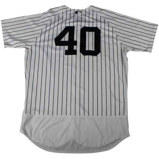 Luis Severino New York Yankees 2018 Home Game Used #40 Pinstripe Jersey (5/8/2018) (JD255088)