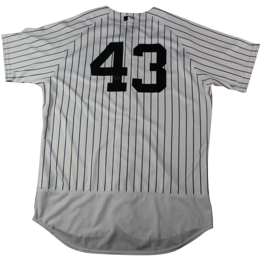 Adam Warren New York Yankees 2018 Home Opening Day Game Used #43 Pinstripe Jersey (4/3/2018) (JB833287)