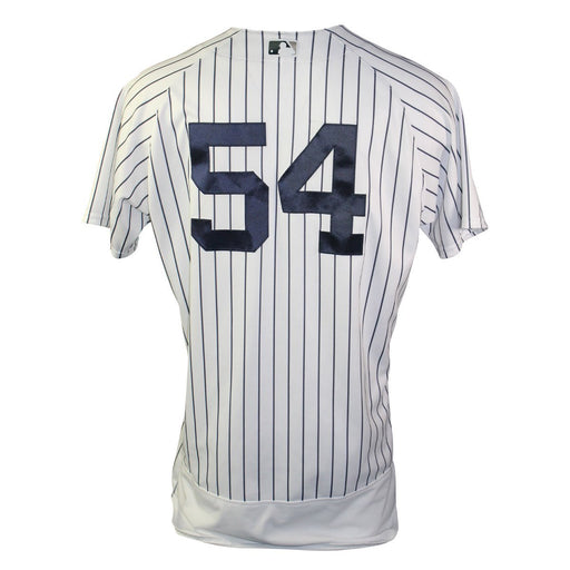 Aroldis Chapman New York Yankees 2018 Home Game Used #54 Pinstripe Jersey (8/1/2018) (JC052900) (Did Not Pitch)