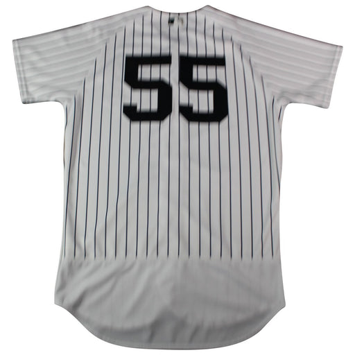 Sonny Gray New York Yankees 2018 Home Opening Day Game Used #55 Pinstripe Jersey (4/3/2018) (JB833282)