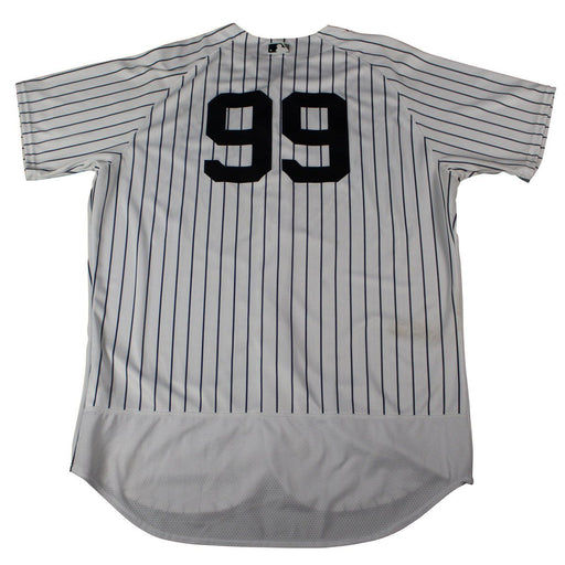 Aaron Judge New York Yankees 2018 Home Game Used #99 Pinstripe Jersey (5/4/2018) (JC283327) (8th HR of Season)