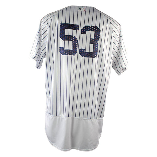 Phil Nevin New York Yankees 2018 Home Game Used  #53 Pinstripe Jersey (4th Of July) (7/4/2018) (JC052563)