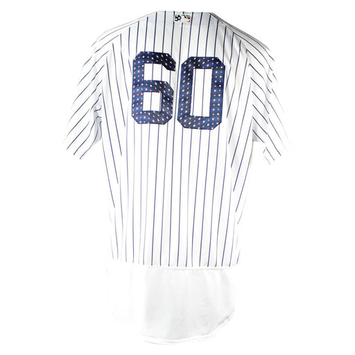 Mike Harkey New York Yankees 2018 Home Game Used  #60 Pinstripe Jersey (4th Of July) (7/4/2018) (JC052535)