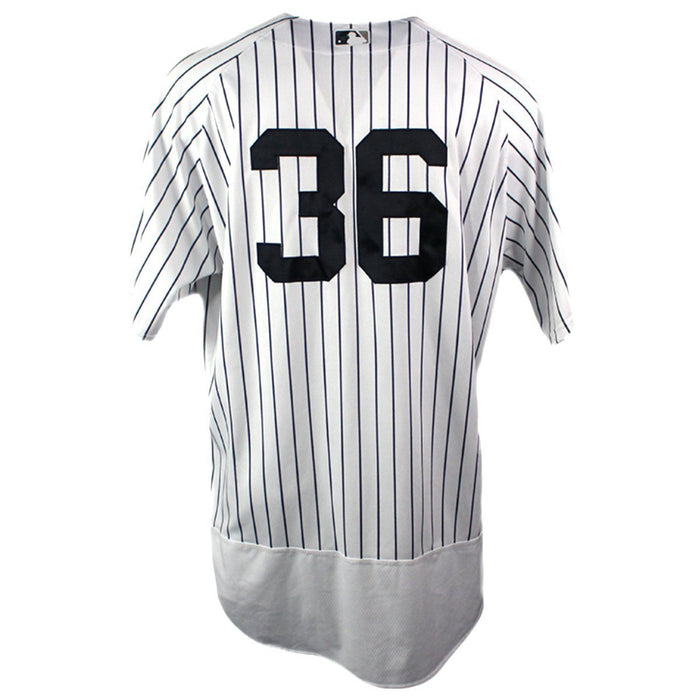 Lance Lynn New York Yankees 2018 ALDS Game Used #36 Pinstripe Jersey