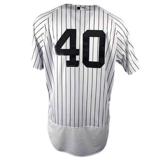 Luis Severino New York Yankees 2018 ALDS Game Used #40 Pinstripe Jersey