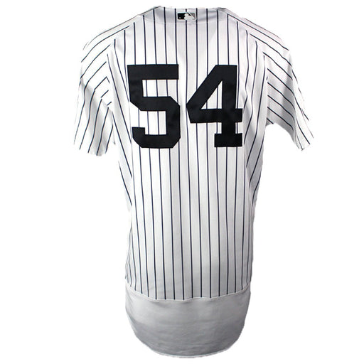 Aroldis Chapman New York Yankees 2018 ALDS Game Used #54 Pinstripe Jersey