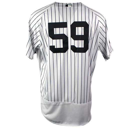 Josh Bard New York Yankees 2018 ALDS Game Used #59 Pinstripe Jersey (10/9/18)