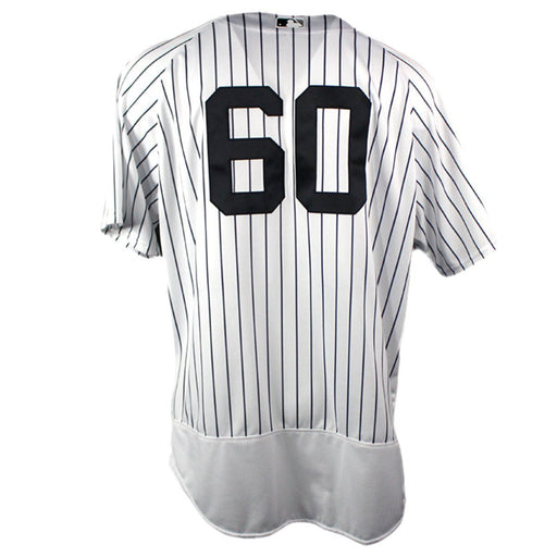 Mike Harkey New York Yankees 2018 ALDS Game Used #60 Pinstripe Jersey (10/9/18)