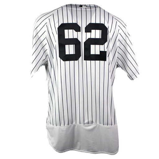 Marcus Thames New York Yankees 2018 ALDS Game Used #62 Pinstripe Jersey (10/9/18)