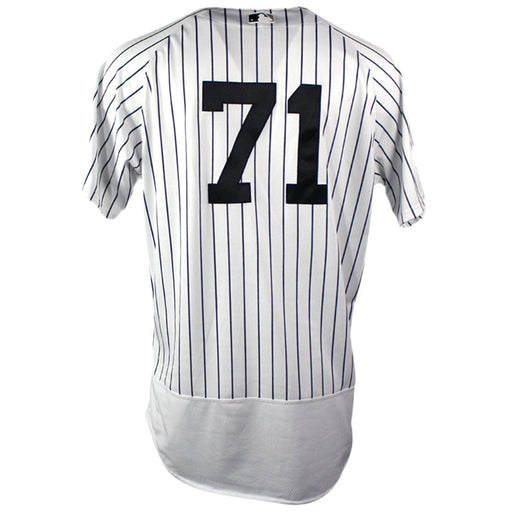 Stephen Tarpley New York Yankees 2018 ALDS Game Used #71 Pinstripe Jersey