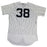 Kyle Higashioka New York Yankees 2018 Spring Training Opening Day Home Game Used #38 Pinstripe Jersey (2/23/2018) (JC038335)