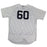 Mike Harkey New York Yankees 2018 Spring Training Opening Day Home Game Used #60 Pinstripe Jersey (2/23/2018) (JC038325)
