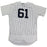 Ben Heller New York Yankees 2018 Spring Training Opening Day Home Game Used #61 Pinstripe Jersey (2/23/2018) (JC038326)