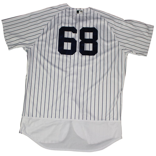 Dellin Betances New York Yankees 2018 Spring Training Opening Day Home Game Used #68 Pinstripe Jersey (2/23/2018) (JC038364)