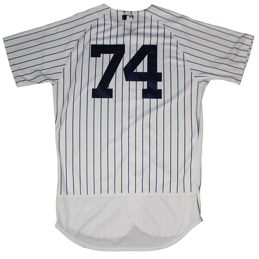 Ronald Torreyes New York Yankees 2018 Spring Training Opening Day Home Game Used #74 Pinstripe Jersey (2/23/2018) (JC038315)