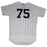 David Hale New York Yankees 2018 Spring Training Opening Day Home Game Used #75 Pinstripe Jersey (2/23/2018) (JC038323)