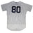 Jorge Saez New York Yankees 2018 Spring Training Opening Day Home Game Used #80 Pinstripe Jersey (2/23/2018) (JC038307)