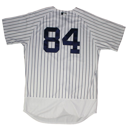 Brady Lail New York Yankees 2018 Spring Training Opening Day Home Game Used #84 Pinstripe Jersey (2/23/2018) (JC038322)