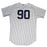 Thairo Estrada New York Yankees 2018 Spring Training Opening Day Home Game Issued #90 Pinstripe Jersey (2/23/2018) (JC038379)