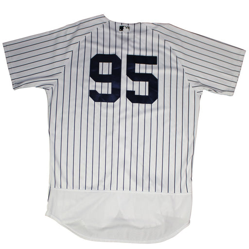 Cody Carroll New York Yankees 2018 Spring Training Opening Day Home Game Used #95 Pinstripe Jersey (2/23/2018) (JC038309)