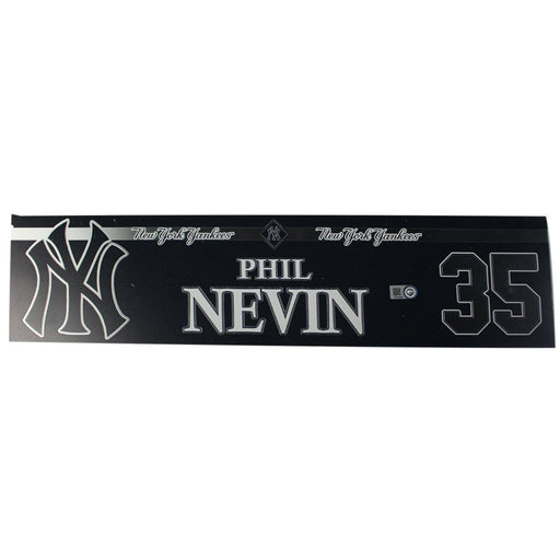 Phil Nevin New York Yankees 2018 Game Used #35 Locker Room Nameplate (9/23/2018) (JB745495)