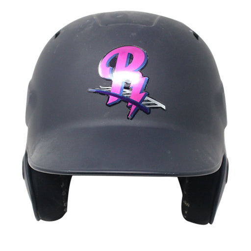 Clint Frazier #77 2018 Scranton/Wilkes-Barre RailRiders Game Used Navy/Pink Batting Helmet