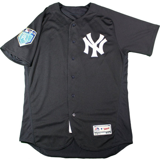 Sonny Gray New York Yankees 2018 Spring Training Game Used #55 Home BP Top  (2/26/18) (JC052421)