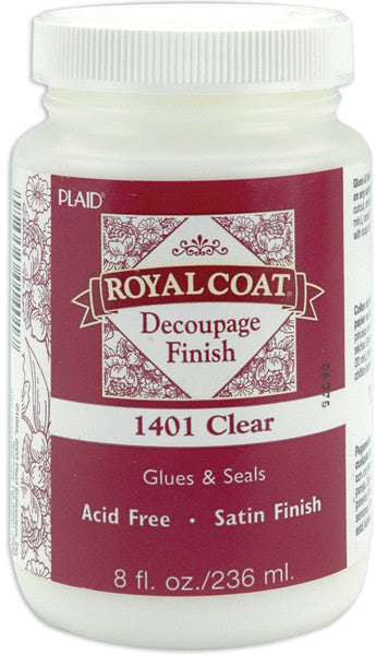 Royal Coat Satin Decoupage Finish Clear - 8 oz.