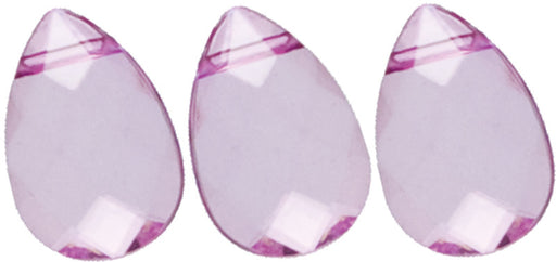 Jewelry Basics Acrylic Beads, Purple Teardrop